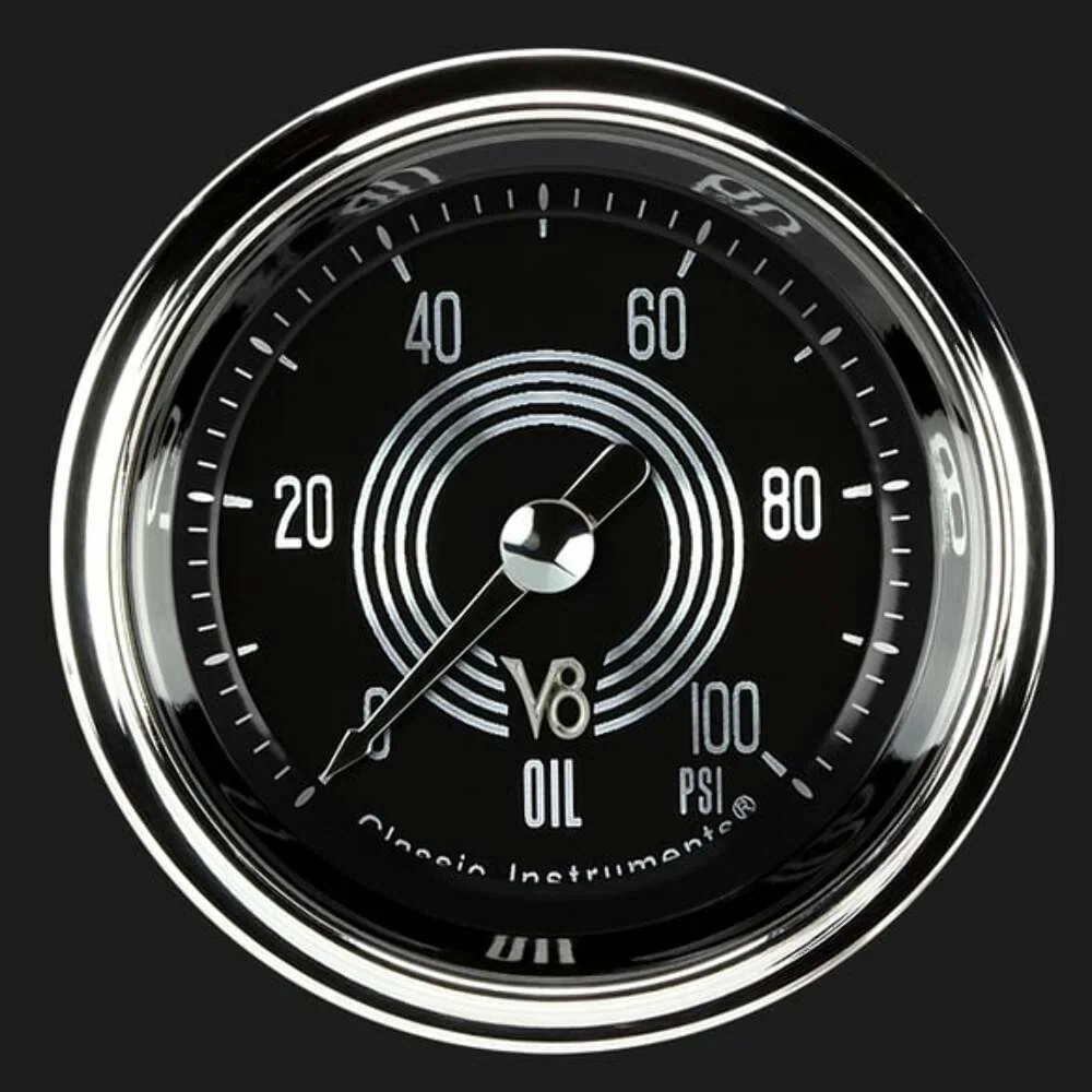 V8 Speedster 2 1_8_ Oil Pressure Gauge V8SR181SHC